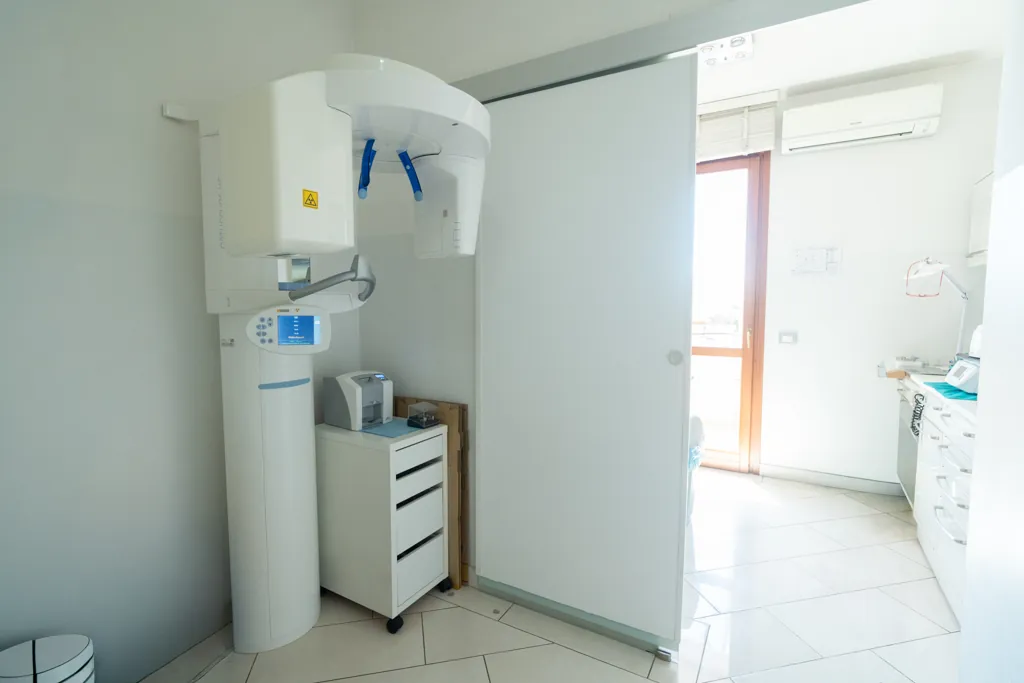 L'apparecchio per la radiologia tridimensionale cone beam presente in studio
